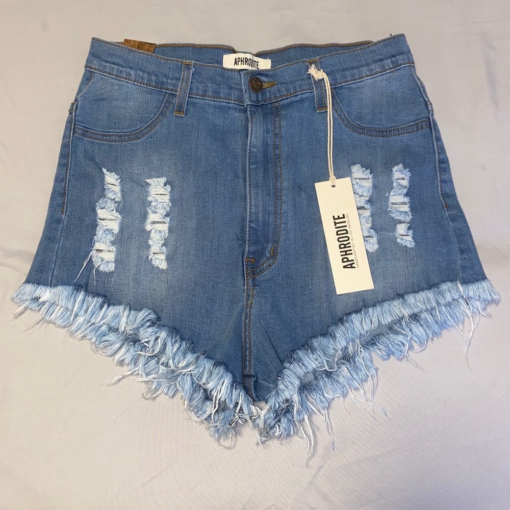 High waisted Denim Shorts